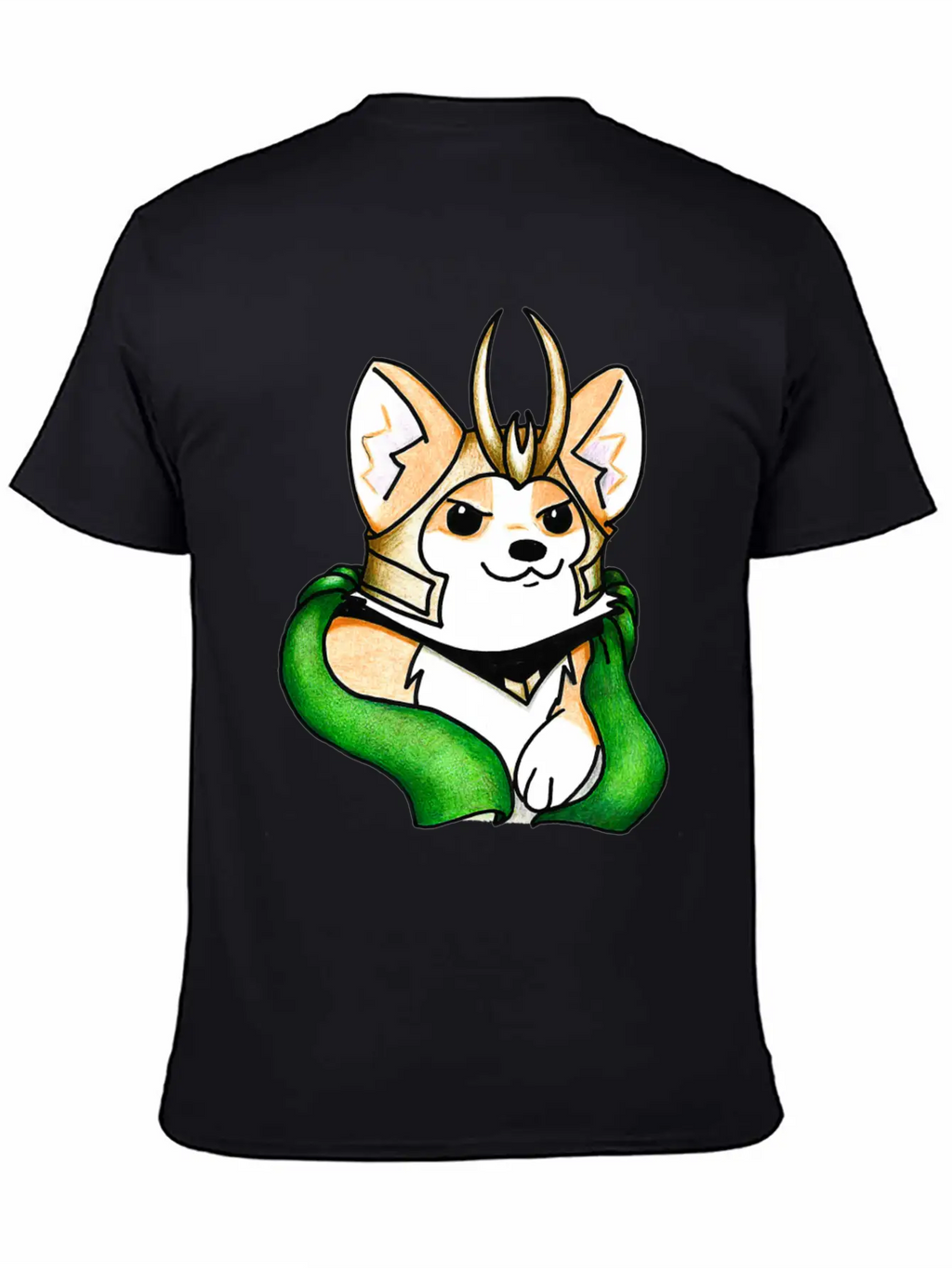Mischief Corgi Sweatshirt Unisex Casual T-Shirt – Clean Design For Daily Comfort