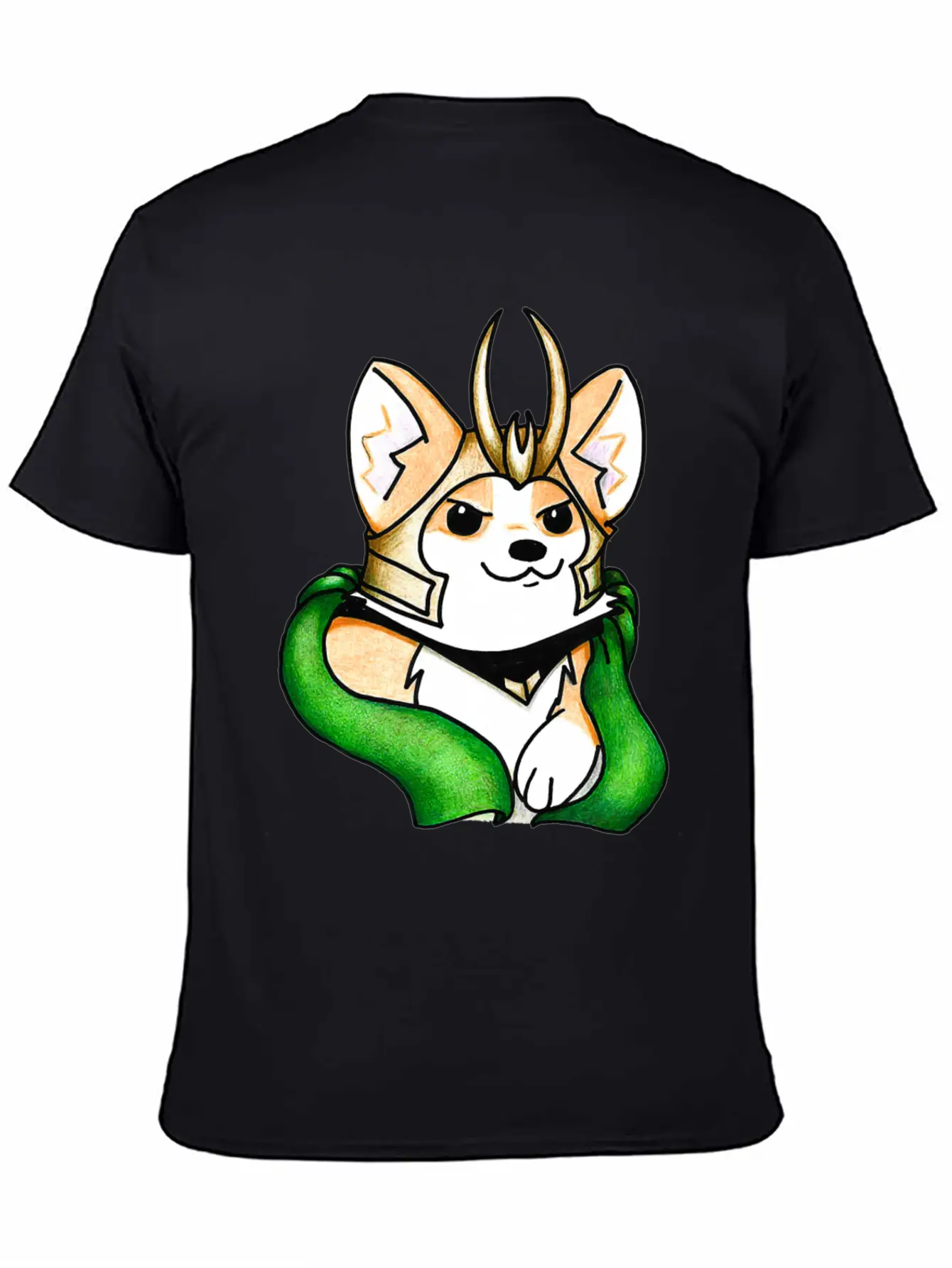 Mischief Corgi Sweatshirt Unisex Casual T-Shirt – Clean Design For Daily Comfort