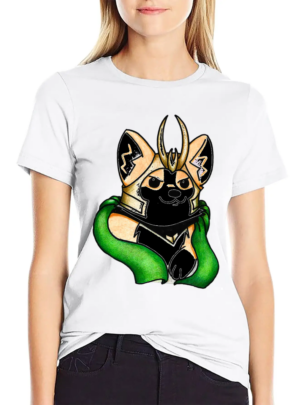 Mischief Corgi Sweatshirt Unisex Casual T-Shirt – Clean Design For Daily Comfort
