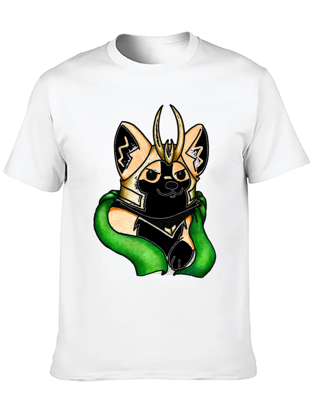 Mischief Corgi Sweatshirt Unisex Casual T-Shirt – Clean Design For Daily Comfort