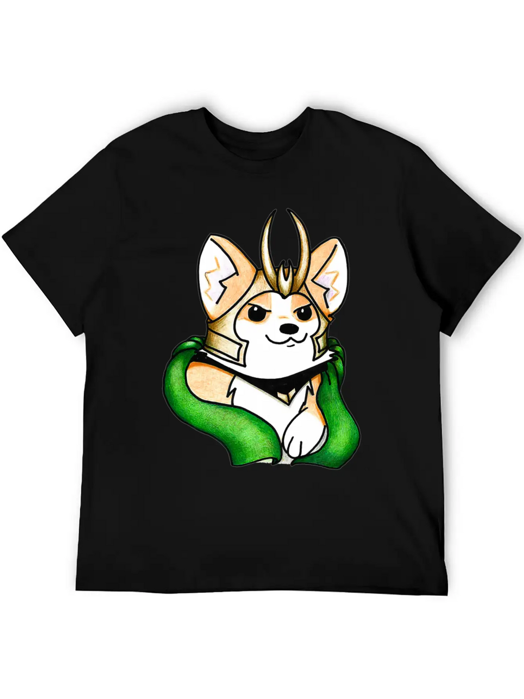 Mischief Corgi Sweatshirt Unisex Casual T-Shirt – Clean Design For Daily Comfort
