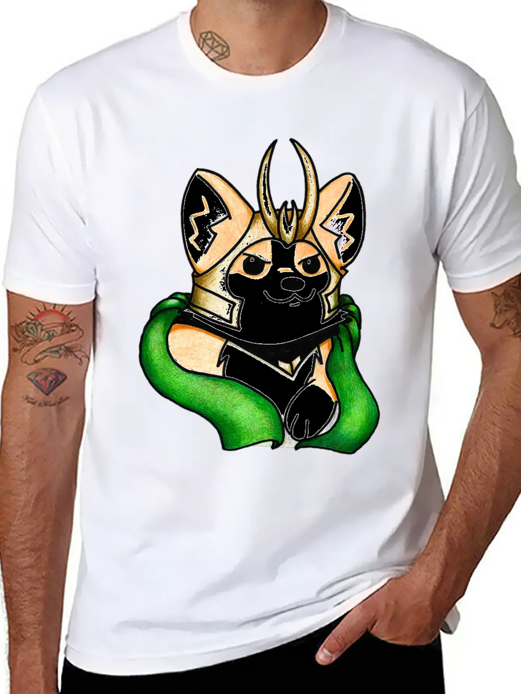 Mischief Corgi Sweatshirt Unisex Casual T-Shirt – Clean Design For Daily Comfort