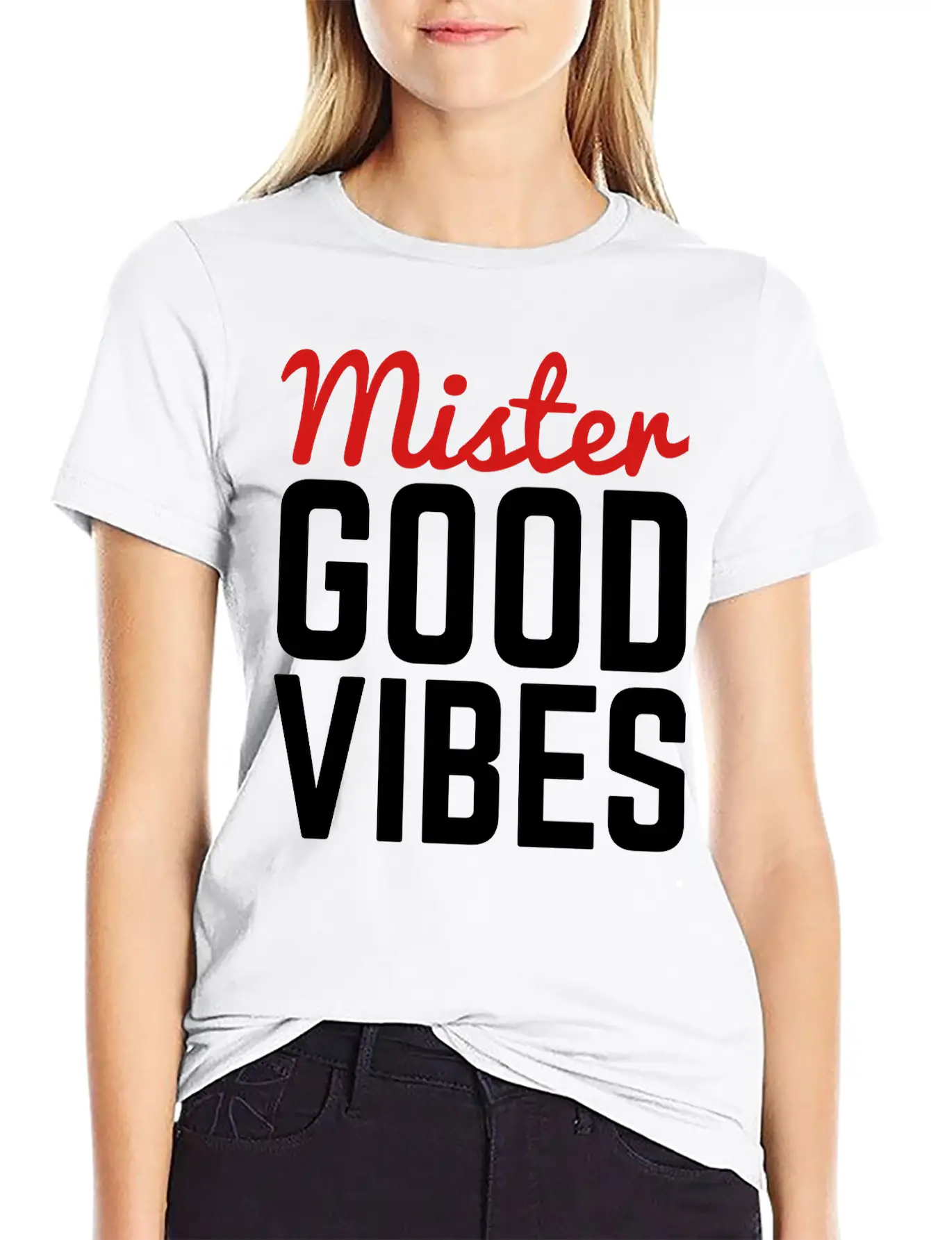 Mister Good Vibes Unisex Casual T-Shirt – Clean Design For Daily Comfort