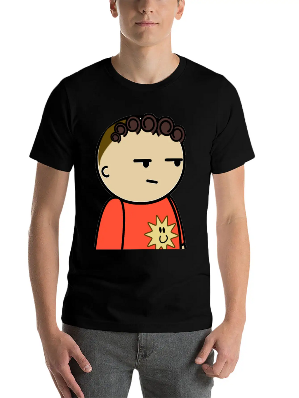 Mix And Match Character Jordan Suspicious Side Breathable Soft Cotton T-Shirt – Timeless Casual Look