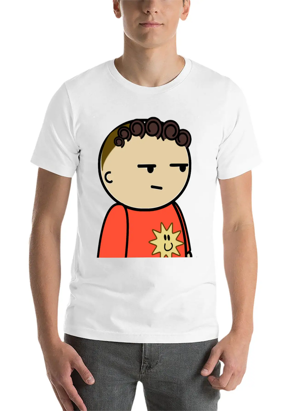 Mix And Match Character Jordan Suspicious Side Breathable Soft Cotton T-Shirt – Timeless Casual Look