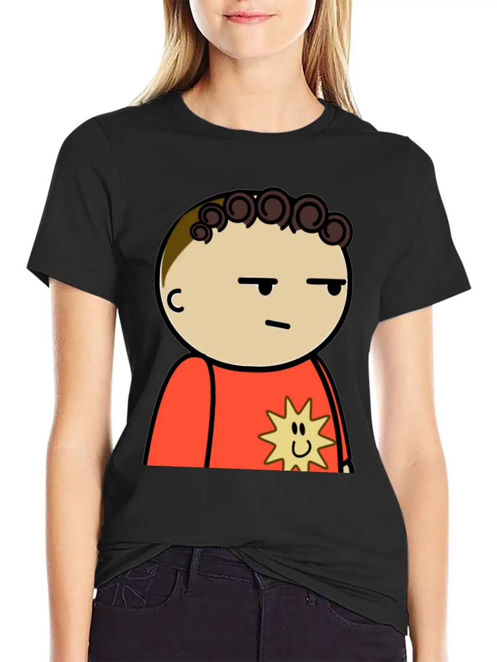 Mix And Match Character Jordan Suspicious Side Breathable Soft Cotton T-Shirt – Timeless Casual Look