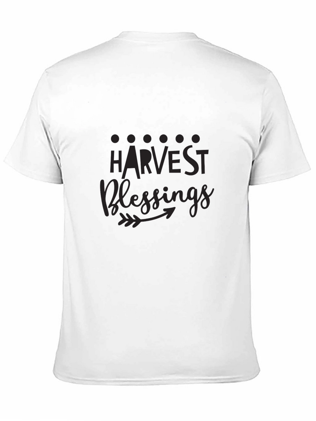 Harvest Blessings Black Graphic T-Shirt
