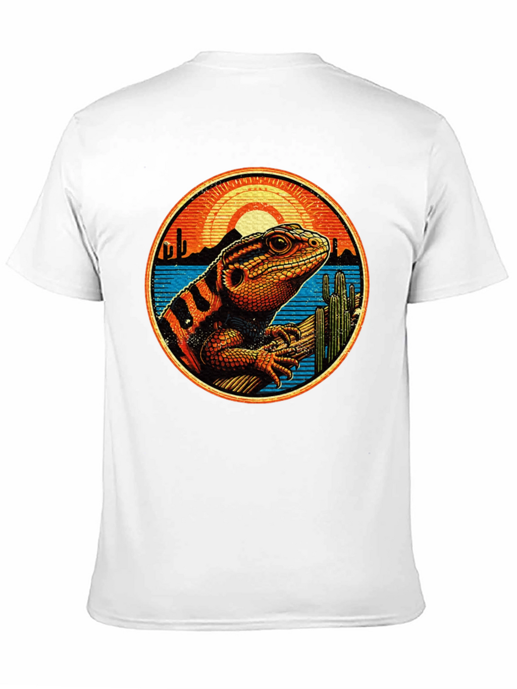 Lizard Desert Sunset Graphic Tee