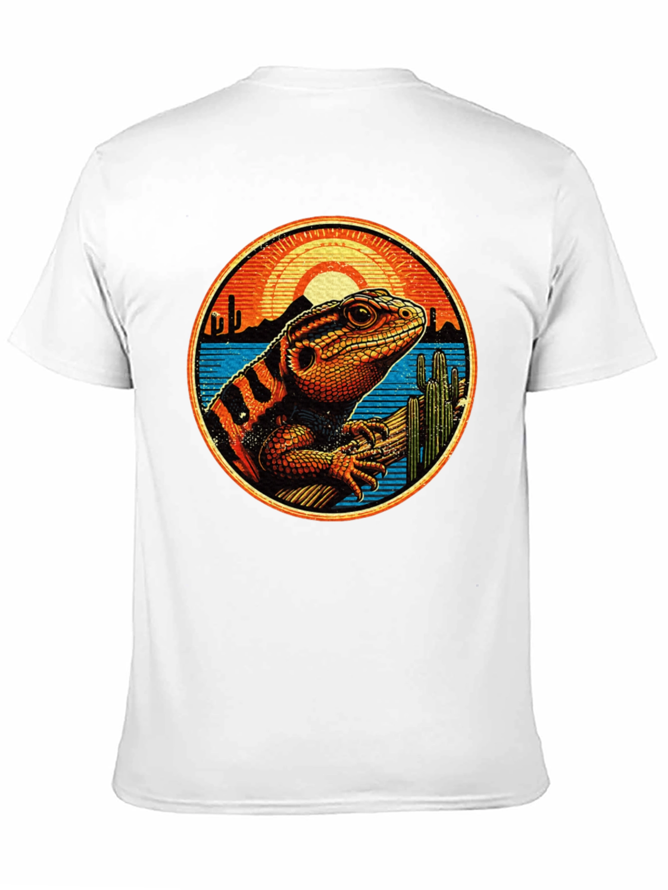 Lizard Desert Sunset Graphic Tee