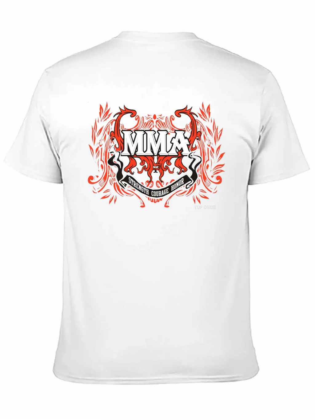 MMA - Courage__wb Classic Fit Graphic Tee For Daily Comfort – Unisex Cotton Shirt