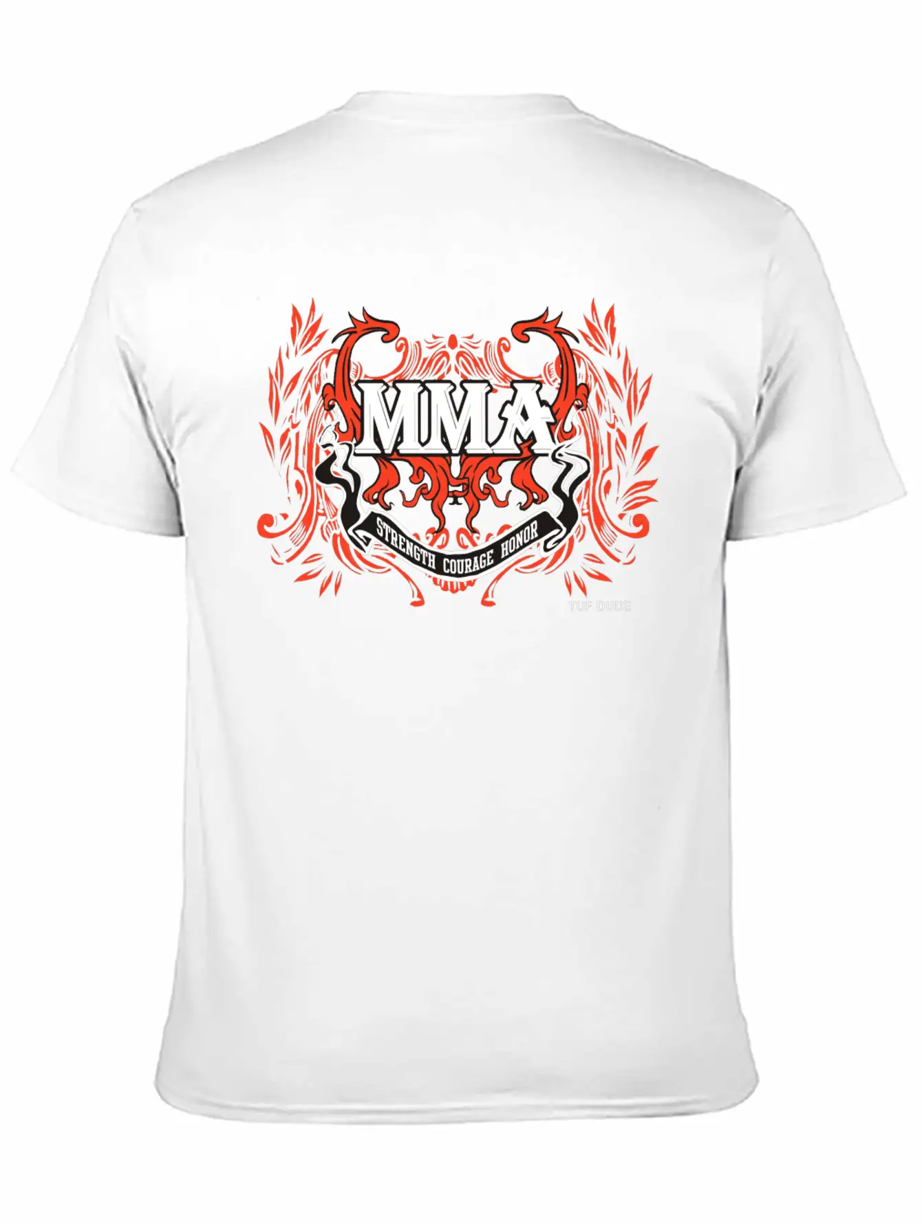 MMA - Courage__wb Classic Fit Graphic Tee For Daily Comfort – Unisex Cotton Shirt