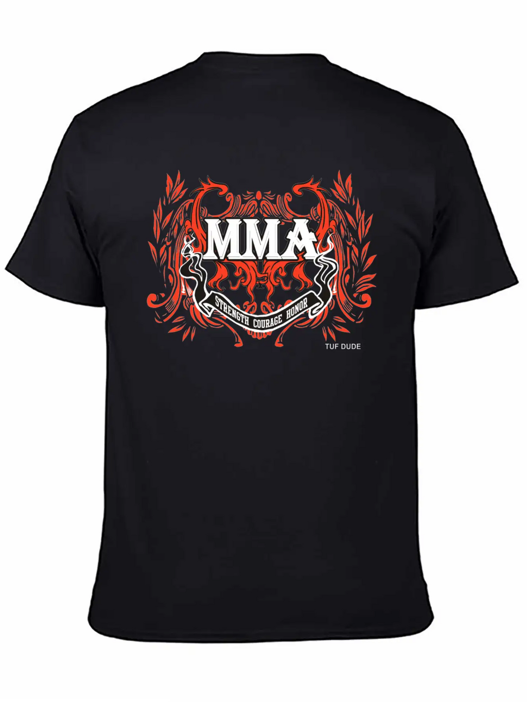 MMA - Courage__wb Classic Fit Graphic Tee For Daily Comfort – Unisex Cotton Shirt