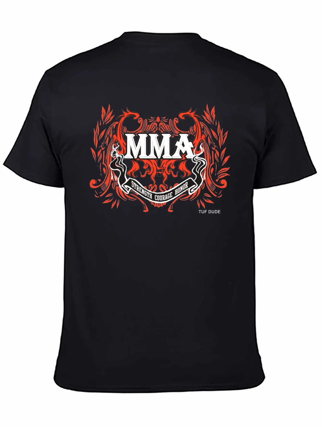 MMA - Courage__wb Classic Fit Graphic Tee For Daily Comfort – Unisex Cotton Shirt