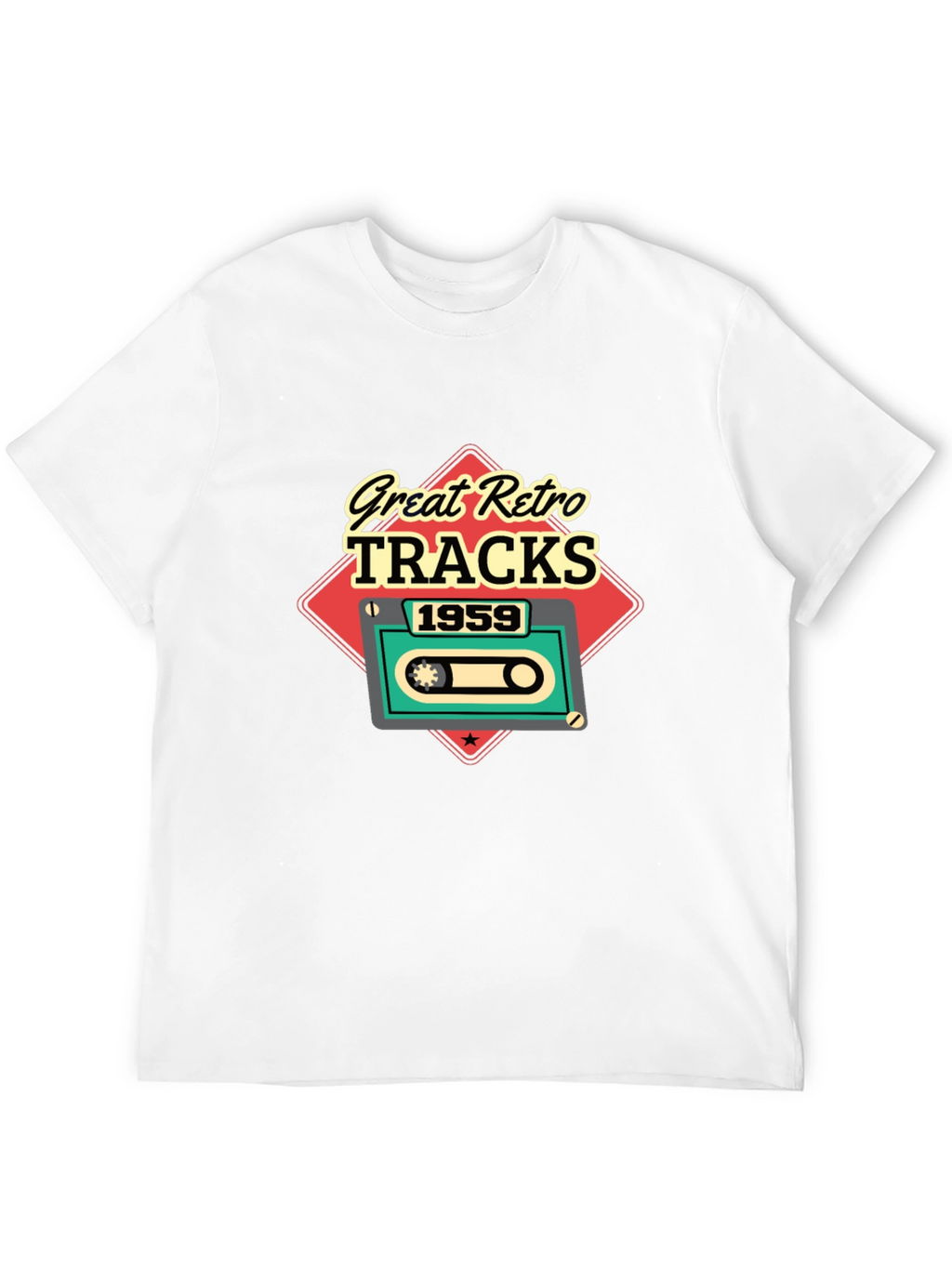 Great Retro Tracks 1959 Graphic Tee