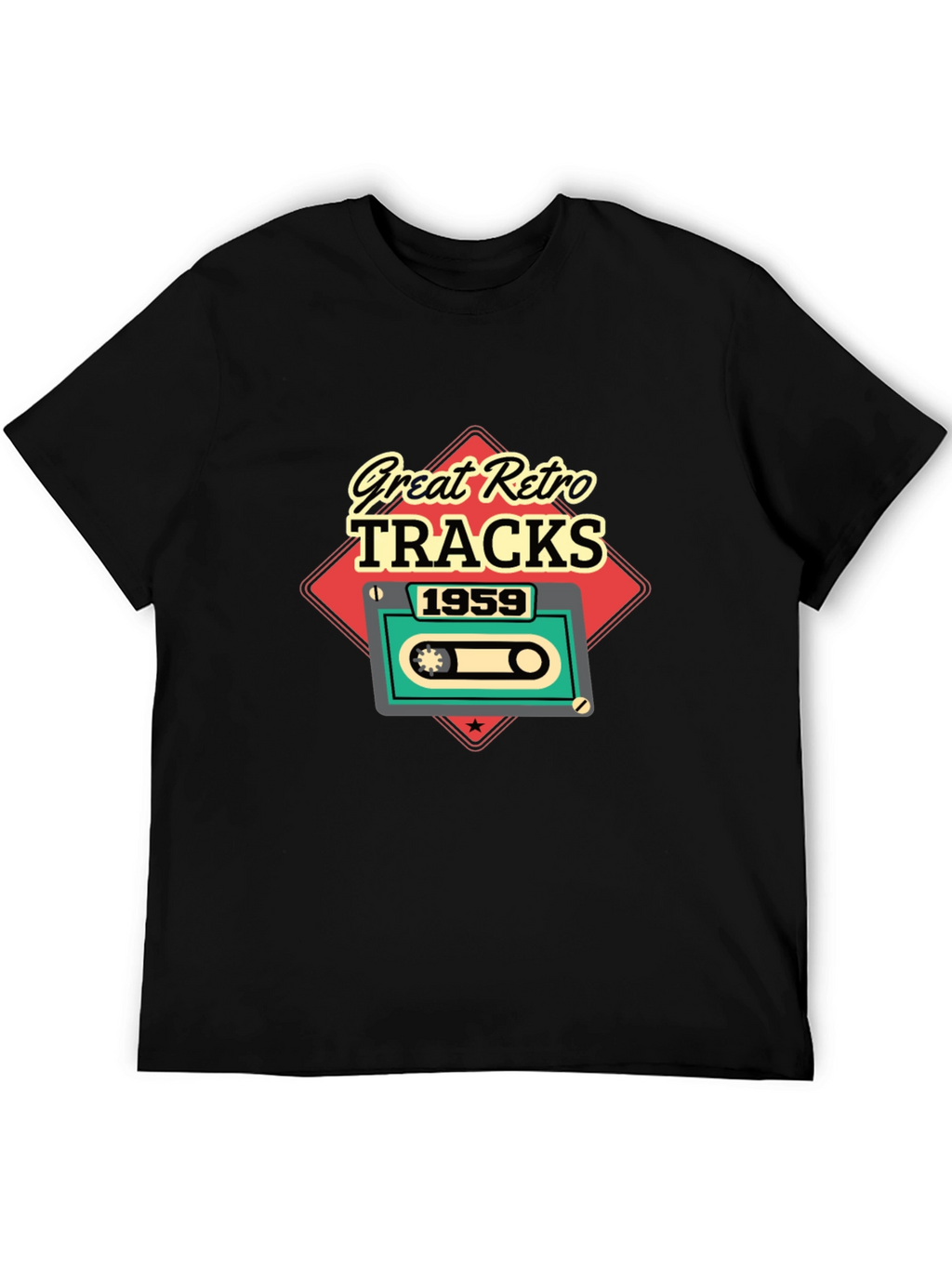 Great Retro Tracks 1959 Graphic Tee