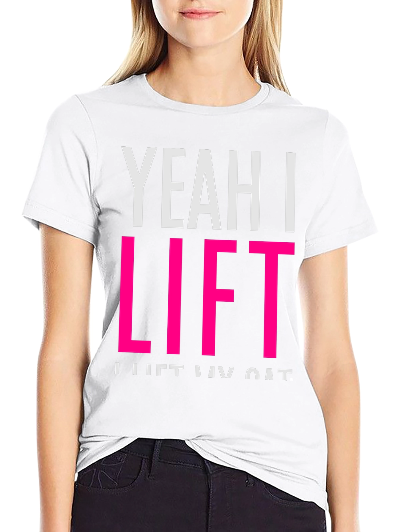 Yeah I Lift T-Shirt - Funny Cat Lover Tee