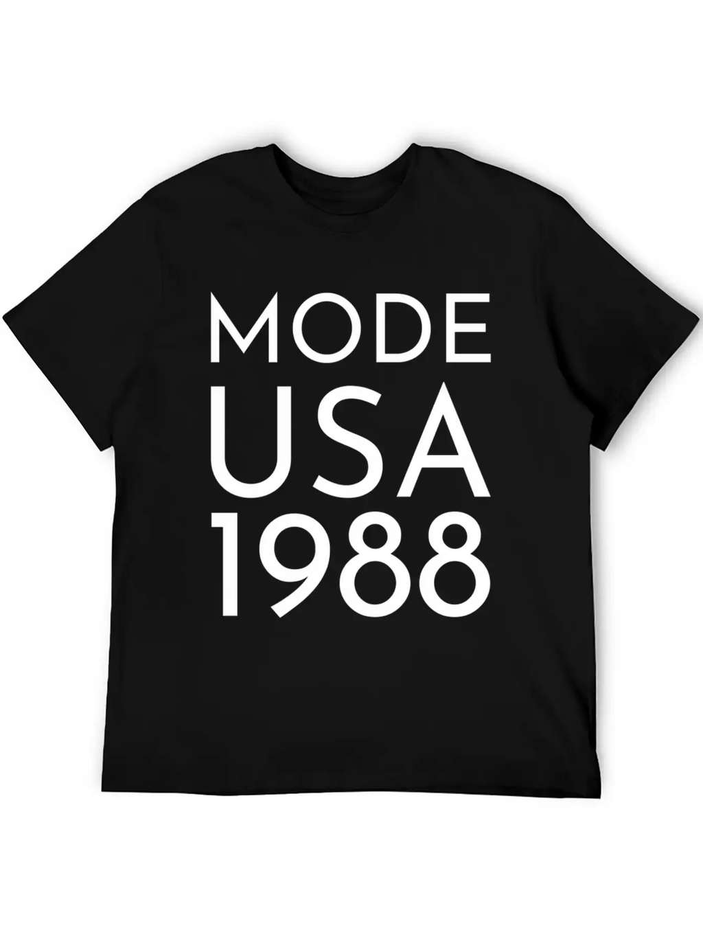 Mode Usa 1988 Masses Tour Unisex Casual T-Shirt – Clean Design For Daily Comfort