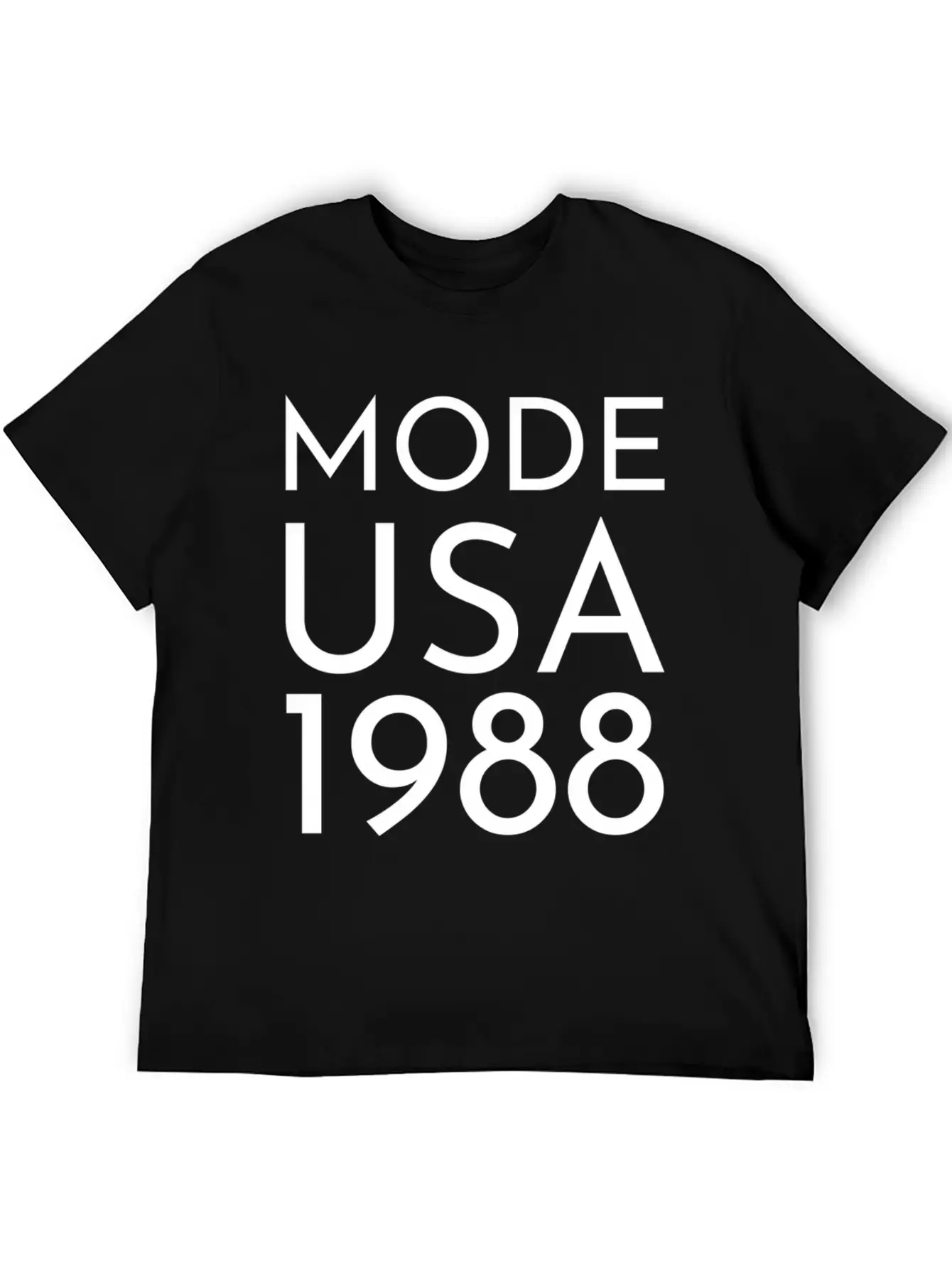 Mode Usa 1988 Masses Tour Unisex Casual T-Shirt – Clean Design For Daily Comfort