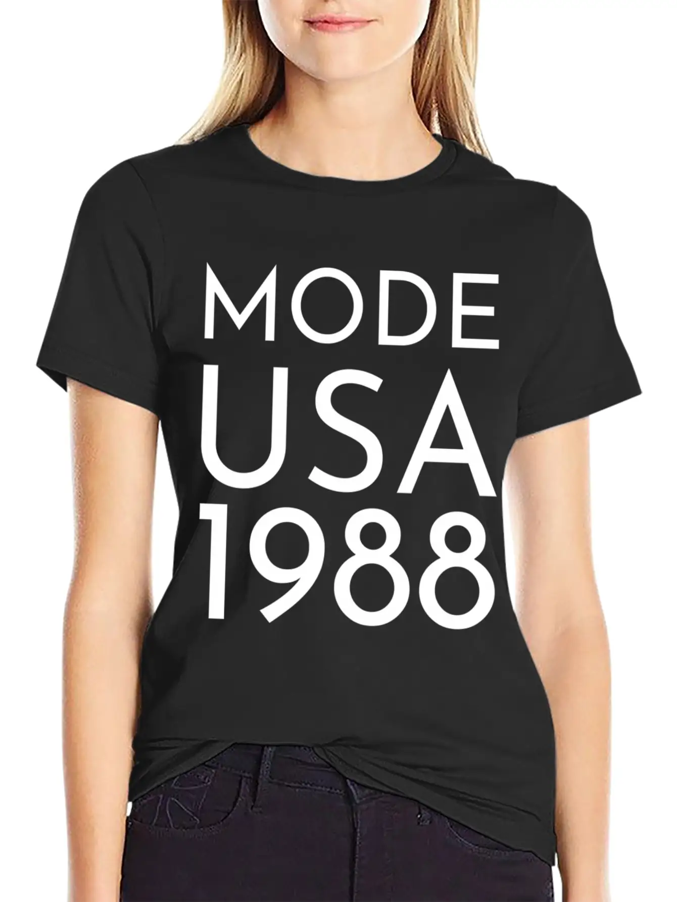 Mode Usa 1988 Masses Tour Unisex Casual T-Shirt – Clean Design For Daily Comfort