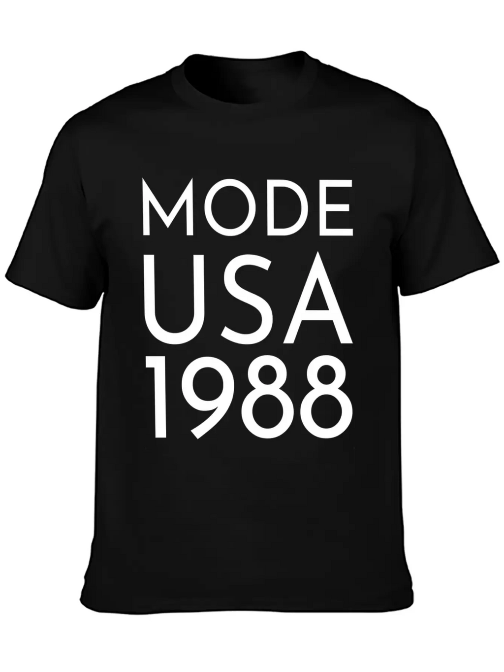 Mode Usa 1988 Masses Tour Unisex Casual T-Shirt – Clean Design For Daily Comfort