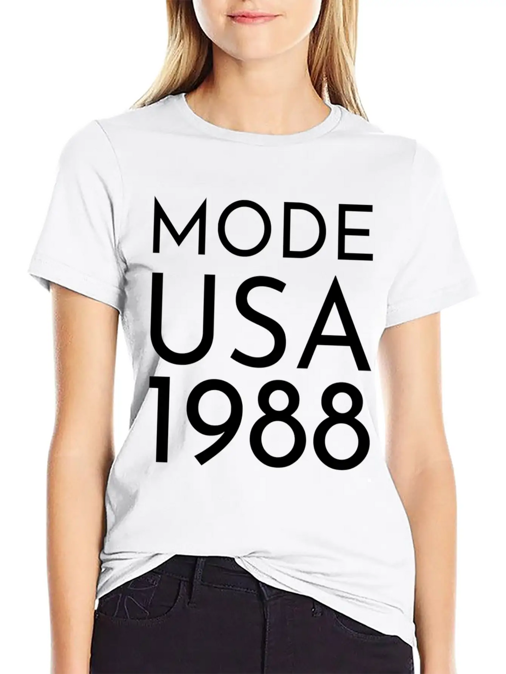 Mode Usa 1988 Masses Tour Unisex Casual T-Shirt – Clean Design For Daily Comfort
