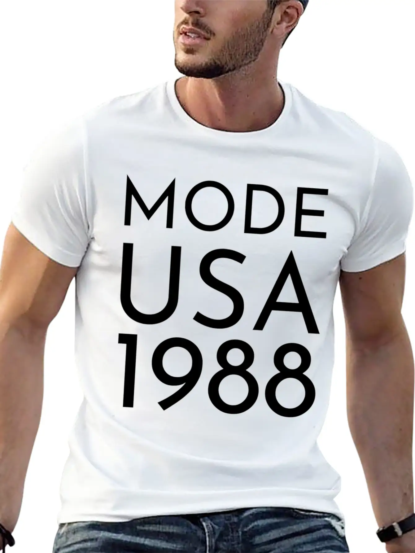 Mode Usa 1988 Masses Tour Unisex Casual T-Shirt – Clean Design For Daily Comfort