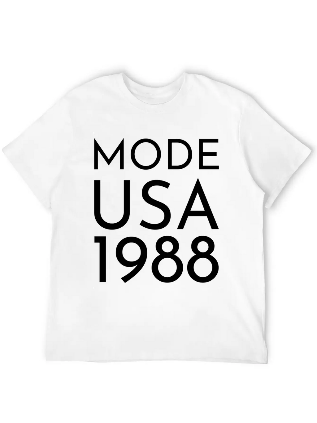 Mode Usa 1988 Masses Tour Unisex Casual T-Shirt – Clean Design For Daily Comfort