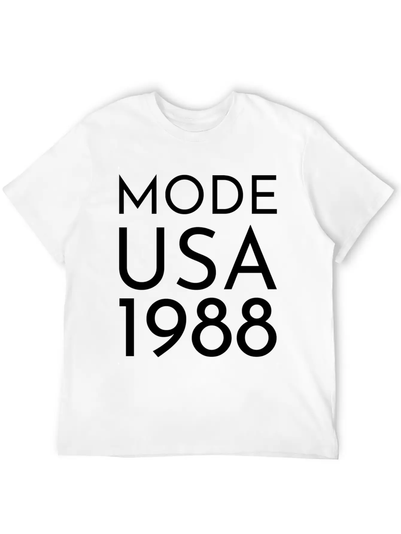Mode Usa 1988 Masses Tour Unisex Casual T-Shirt – Clean Design For Daily Comfort