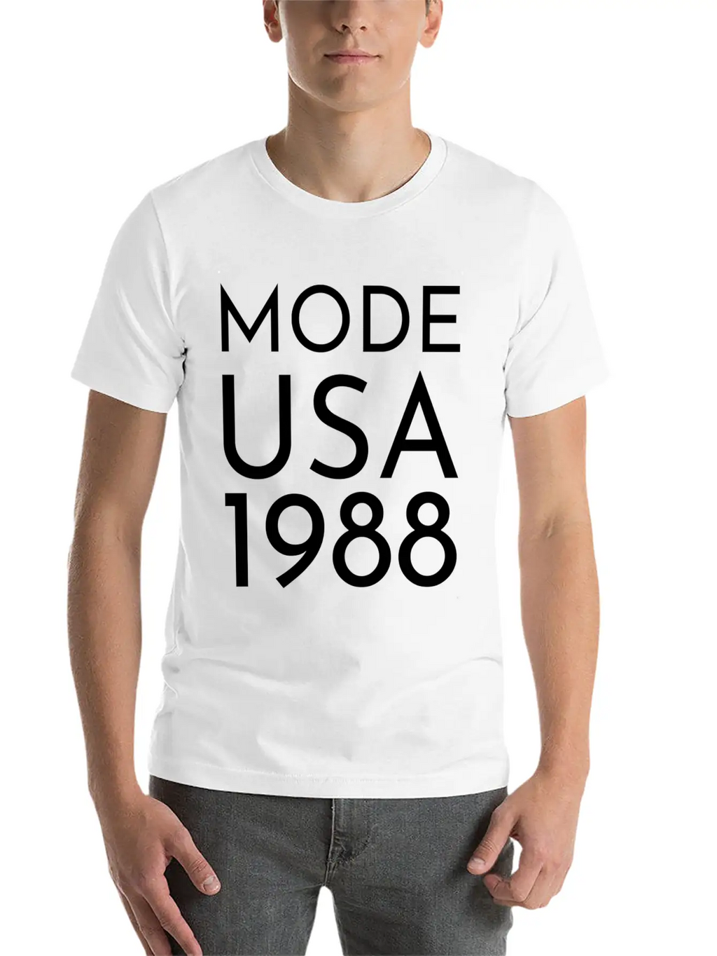 Mode Usa 1988 Masses Tour Unisex Casual T-Shirt – Clean Design For Daily Comfort