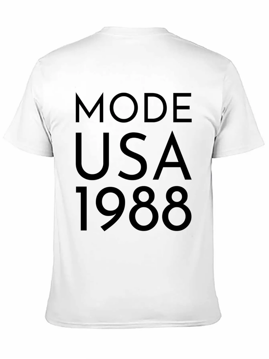 Mode Usa 1988 Masses Tour Unisex Casual T-Shirt – Clean Design For Daily Comfort