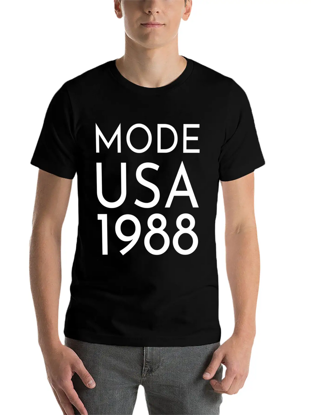 Mode Usa 1988 Masses Tour Unisex Casual T-Shirt – Clean Design For Daily Comfort