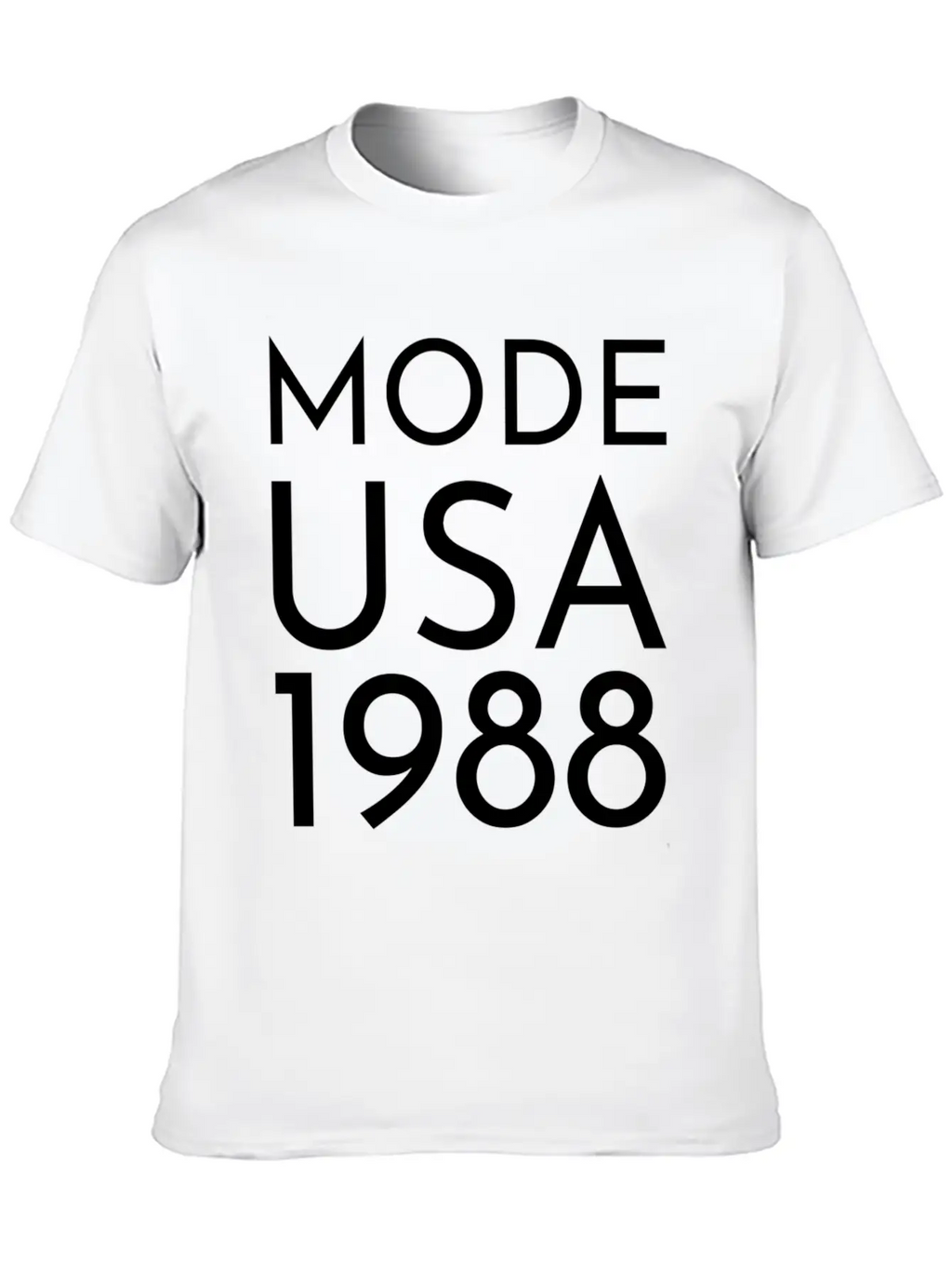 Mode Usa 1988 Masses Tour Unisex Casual T-Shirt – Clean Design For Daily Comfort