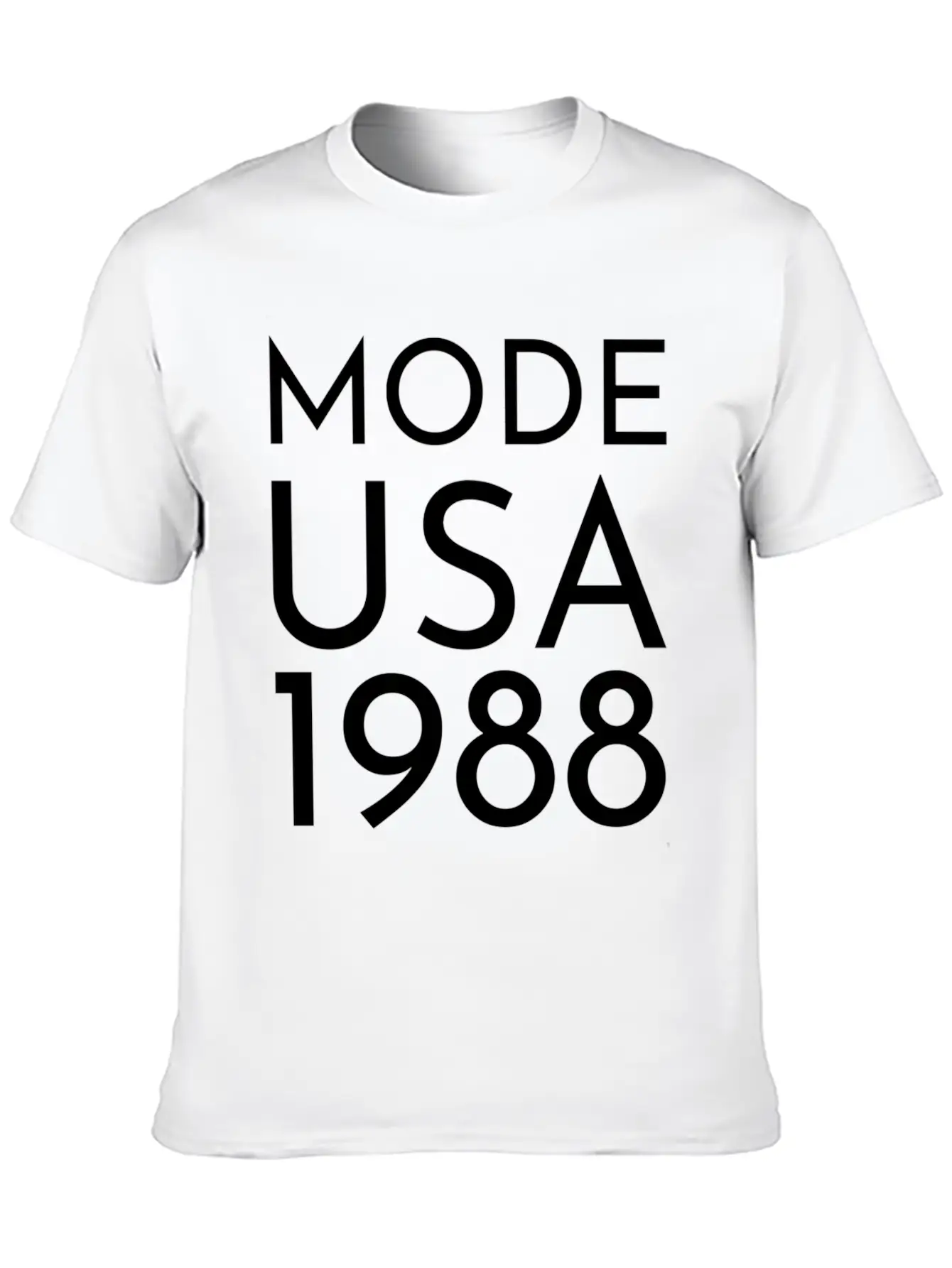 Mode Usa 1988 Masses Tour Unisex Casual T-Shirt – Clean Design For Daily Comfort