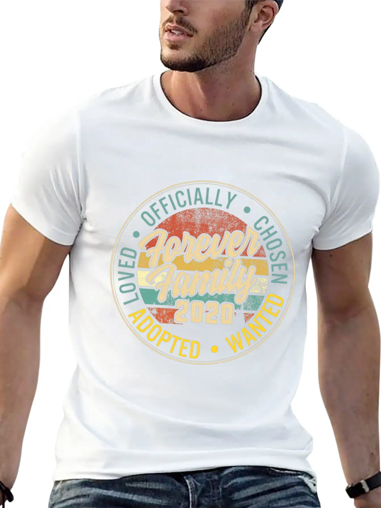 Modern Adoption Day, Family Matching Shirts, Unisex Short Sleeve Soft Cotton T-Shirt – Casual Everyday Wear