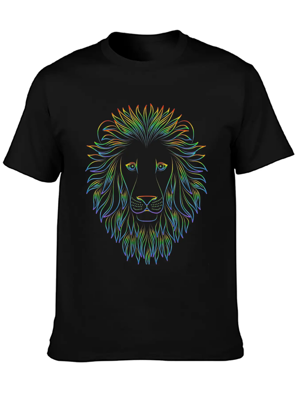 Modern Lion Unisex Short Sleeve Soft Cotton T-Shirt – Casual Everyday Wear