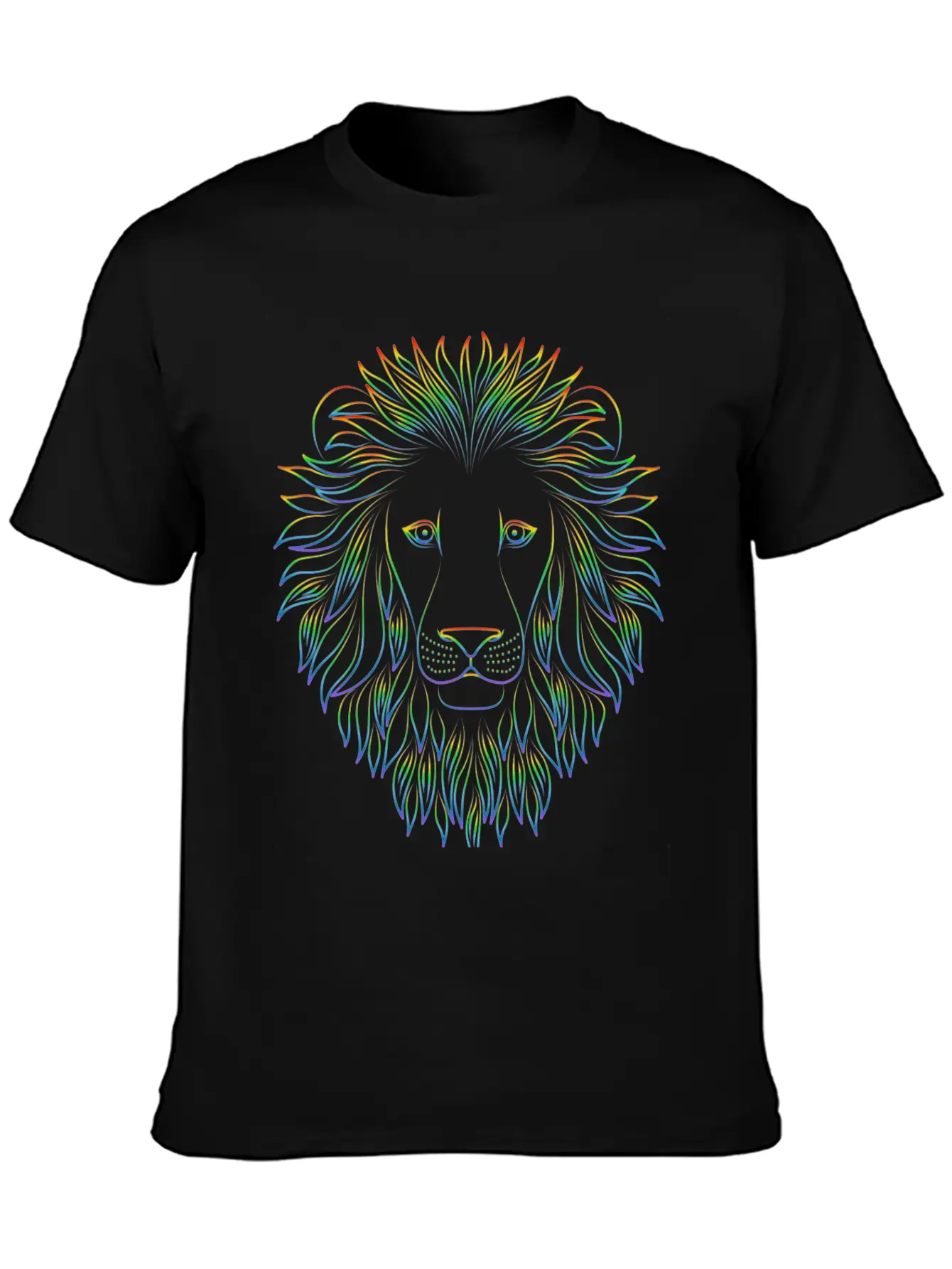 Modern Lion Unisex Short Sleeve Soft Cotton T-Shirt – Casual Everyday Wear