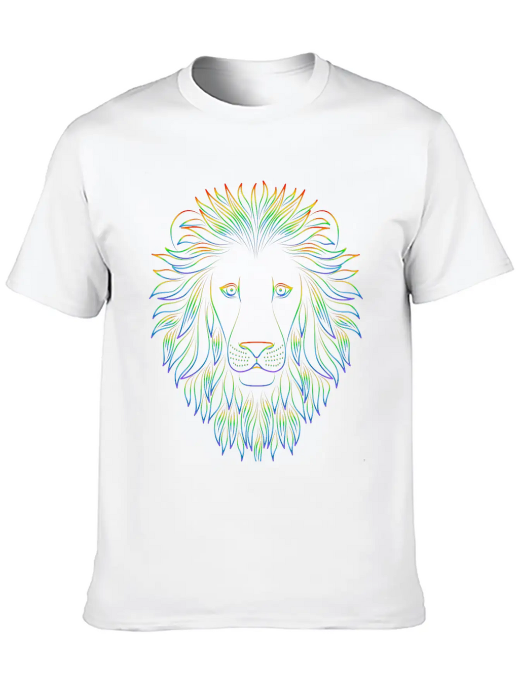 Modern Lion Unisex Short Sleeve Soft Cotton T-Shirt – Casual Everyday Wear