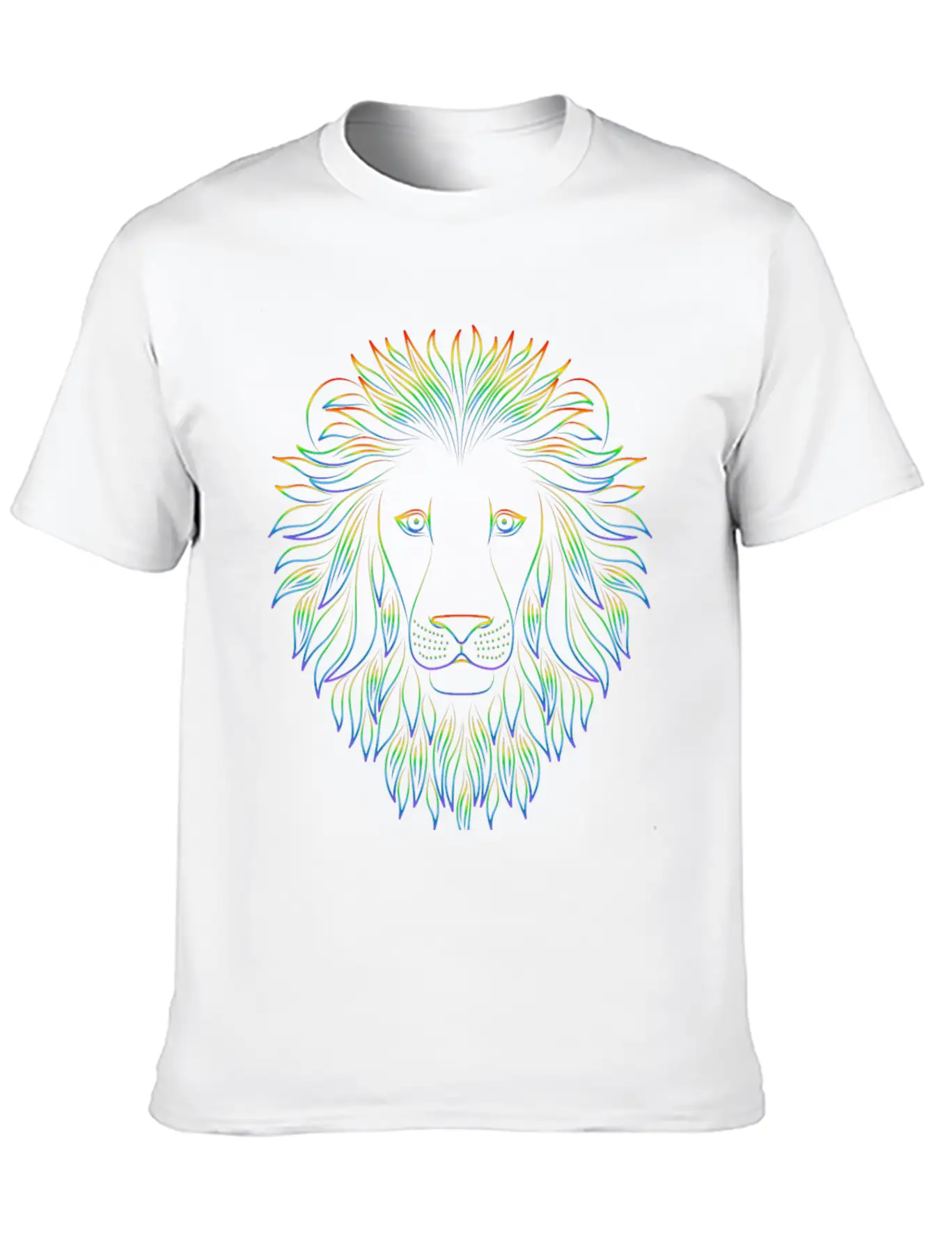 Modern Lion Unisex Short Sleeve Soft Cotton T-Shirt – Casual Everyday Wear