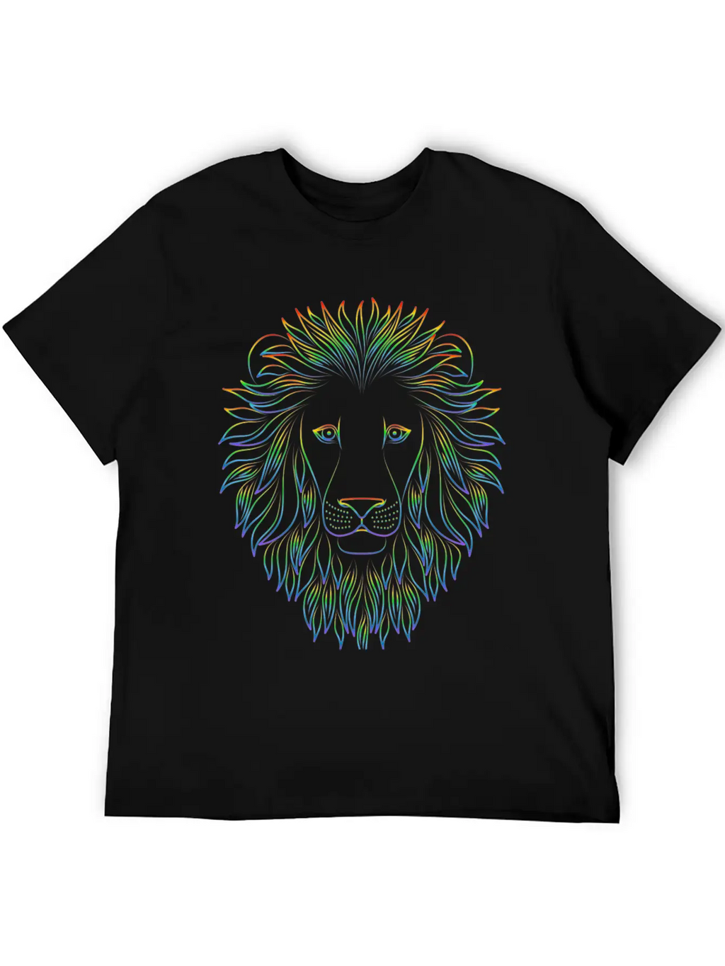 Modern Lion Unisex Short Sleeve Soft Cotton T-Shirt – Casual Everyday Wear