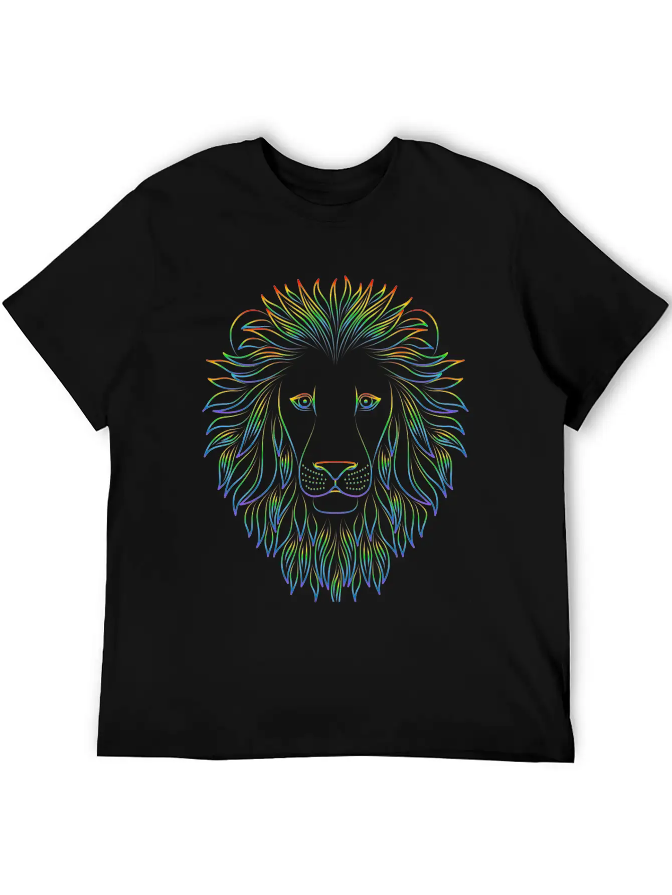 Modern Lion Unisex Short Sleeve Soft Cotton T-Shirt – Casual Everyday Wear