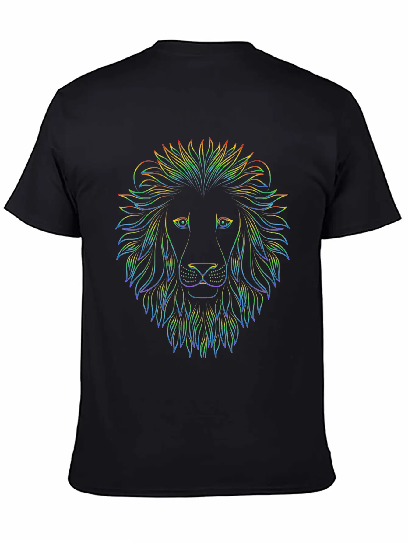 Modern Lion Unisex Short Sleeve Soft Cotton T-Shirt – Casual Everyday Wear