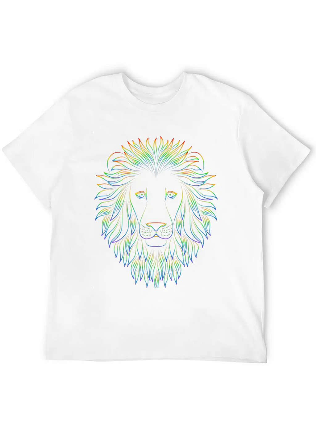 Modern Lion Unisex Short Sleeve Soft Cotton T-Shirt – Casual Everyday Wear