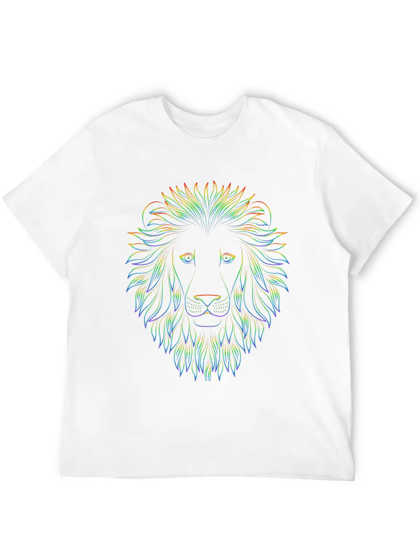 Modern Lion Unisex Short Sleeve Soft Cotton T-Shirt – Casual Everyday Wear