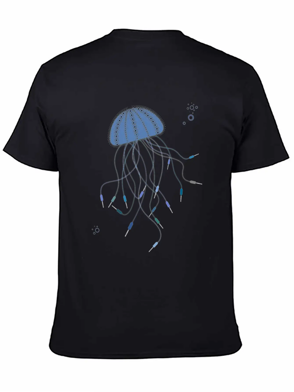 Modular Jellyfish Synthesizer Unisex Short Sleeve Soft Cotton T-Shirt – Casual Everyday Wear