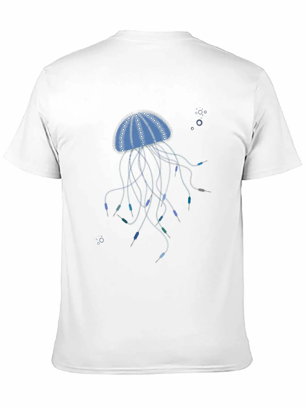 Modular Jellyfish Synthesizer Unisex Short Sleeve Soft Cotton T-Shirt – Casual Everyday Wear