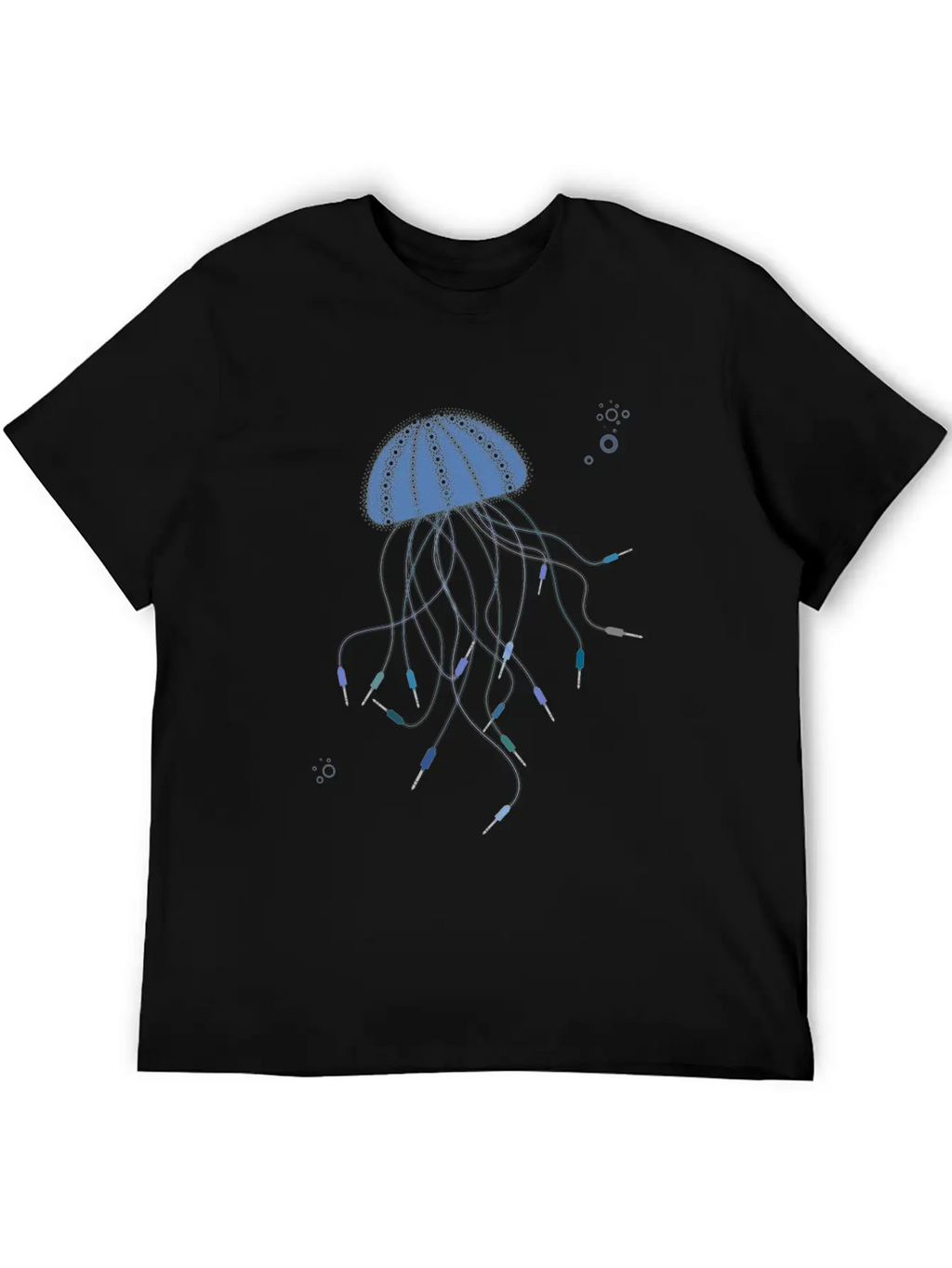 Modular Jellyfish Synthesizer Unisex Short Sleeve Soft Cotton T-Shirt – Casual Everyday Wear