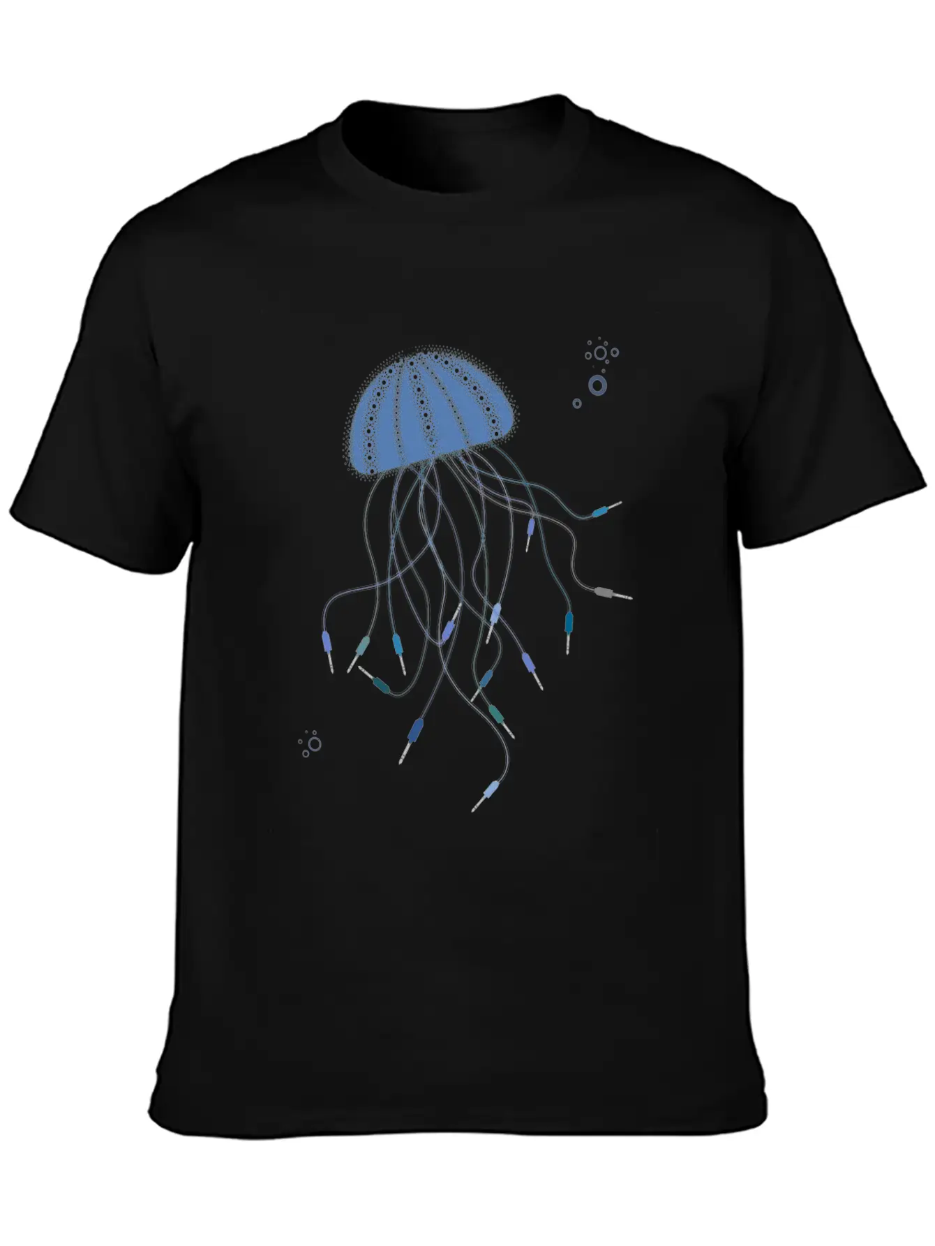 Modular Jellyfish Synthesizer Unisex Short Sleeve Soft Cotton T-Shirt – Casual Everyday Wear