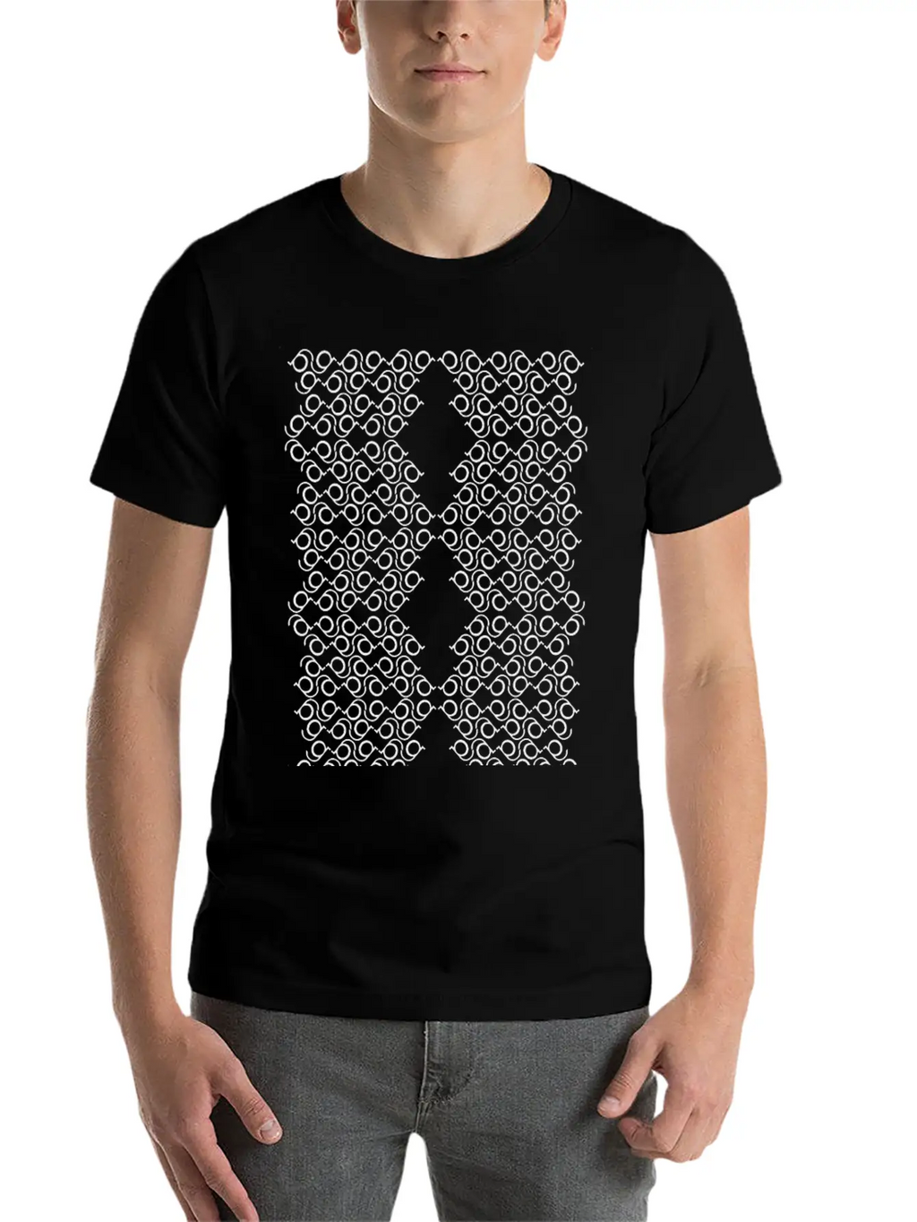 Modulos Gg Negro Casual Graphic T-Shirt – Simple And Comfortable Daily Wear