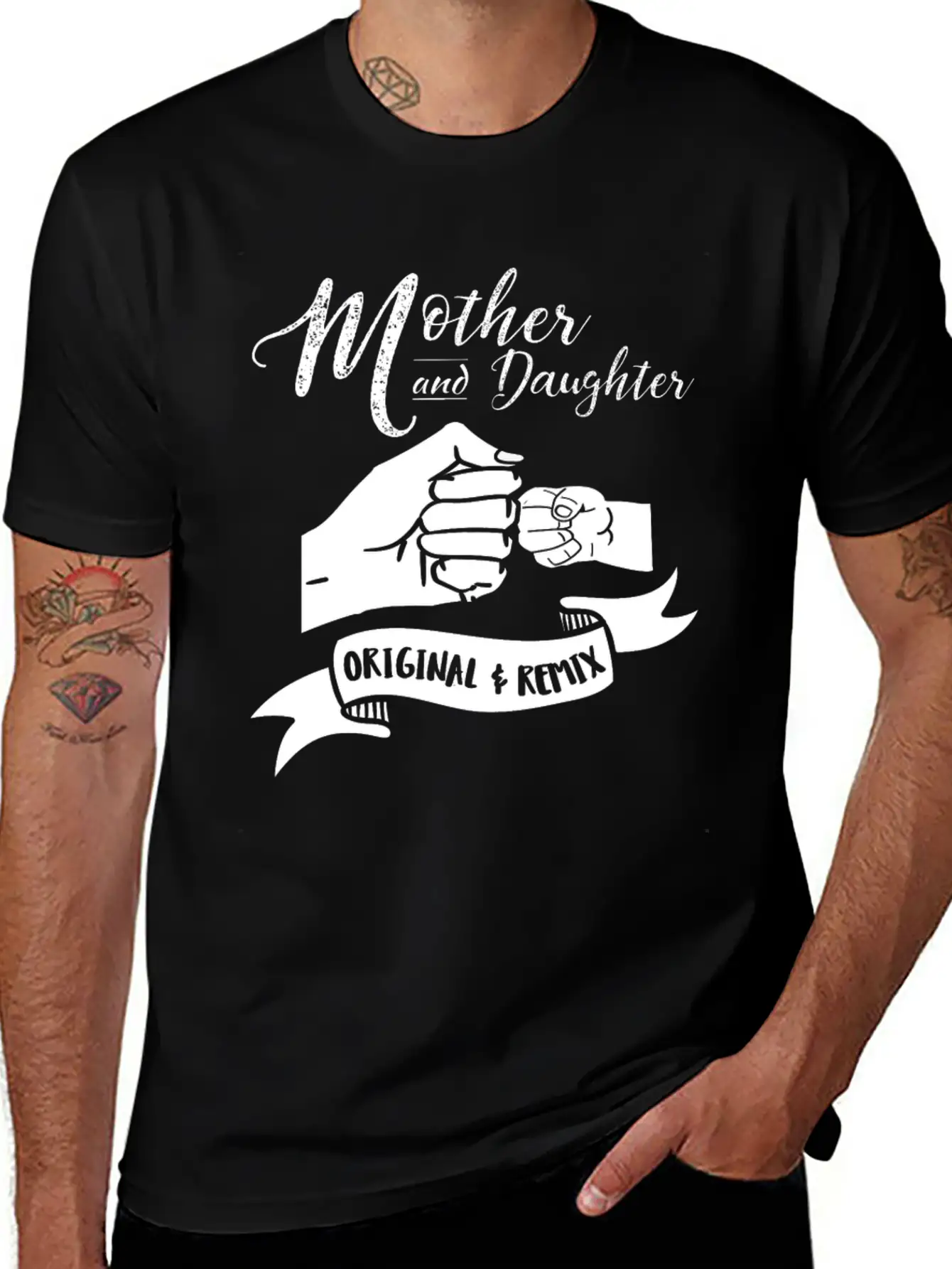 Mom And Daughter Queen And Princess Essential Cotton Tee For Daily Outfits – Unisex Style