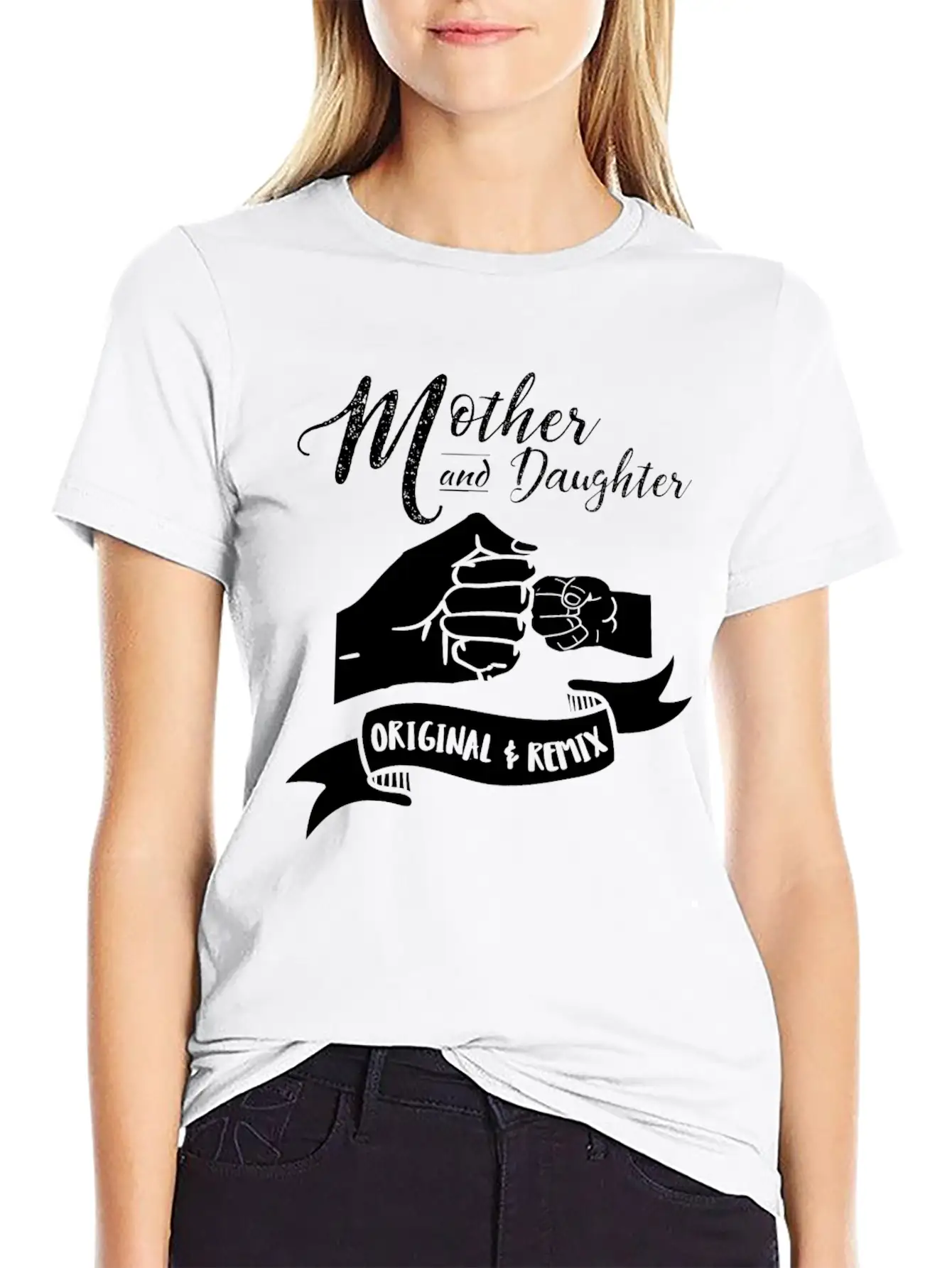 Mom And Daughter Queen And Princess Essential Cotton Tee For Daily Outfits – Unisex Style